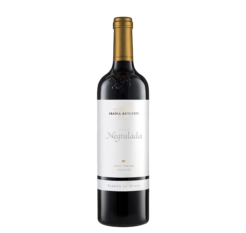 Botella de Pago Negralada 2017, de Abadía Retuerta